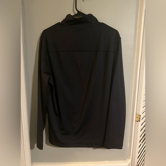 Rorie Whelan Golf Black Quarter-Zip Pullover with Clean Design - Picture 2 of 6